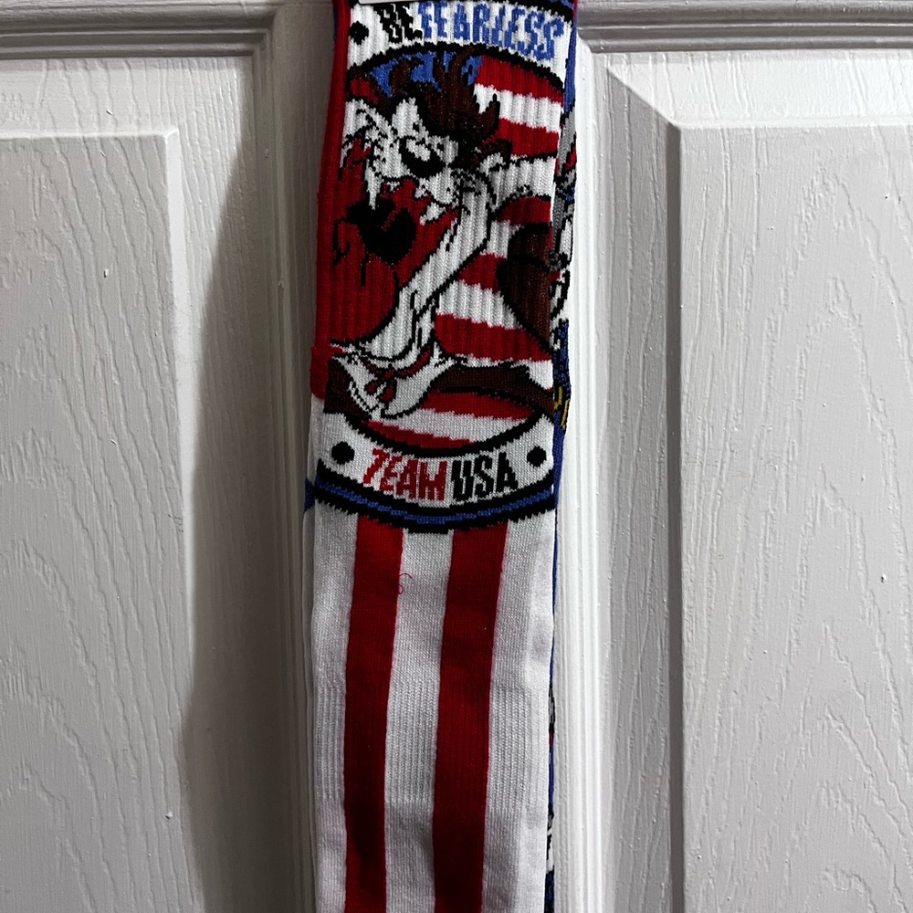 Team USA Warner bros. Striped Socks